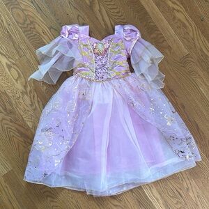 Rapunzel tangled Disney dress costume 4T NWOT